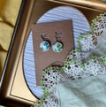 Vintage Tin Earrings – Lightweight Floral Earrings