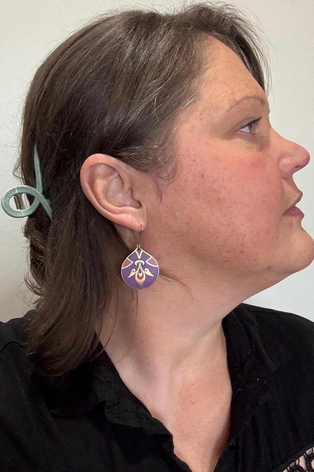 Eco-Friendly Earrings | Upcycled Vintage Tin Jewelry