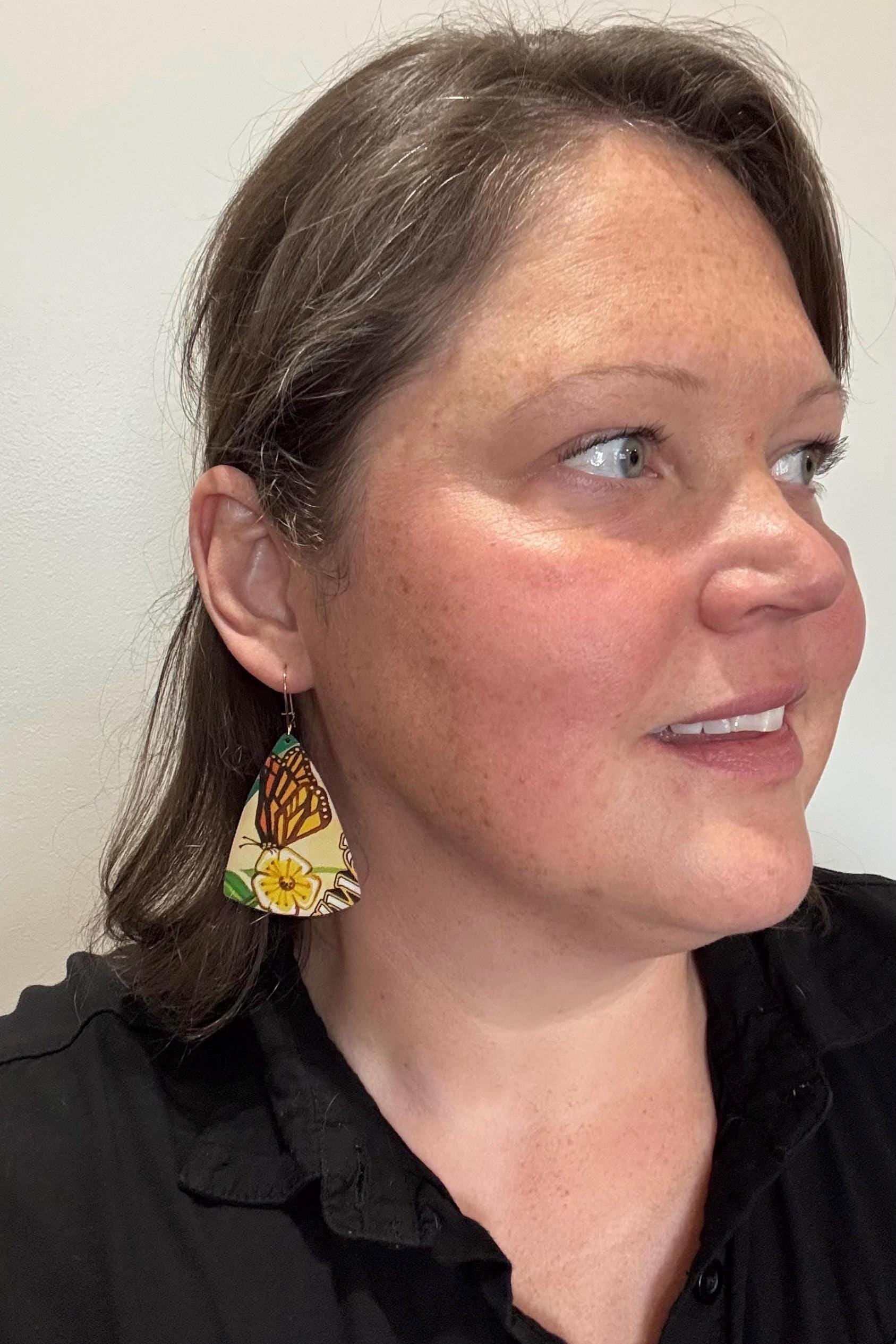 Eco-Friendly Earrings | Strawberry Vintage Tin Jewelry