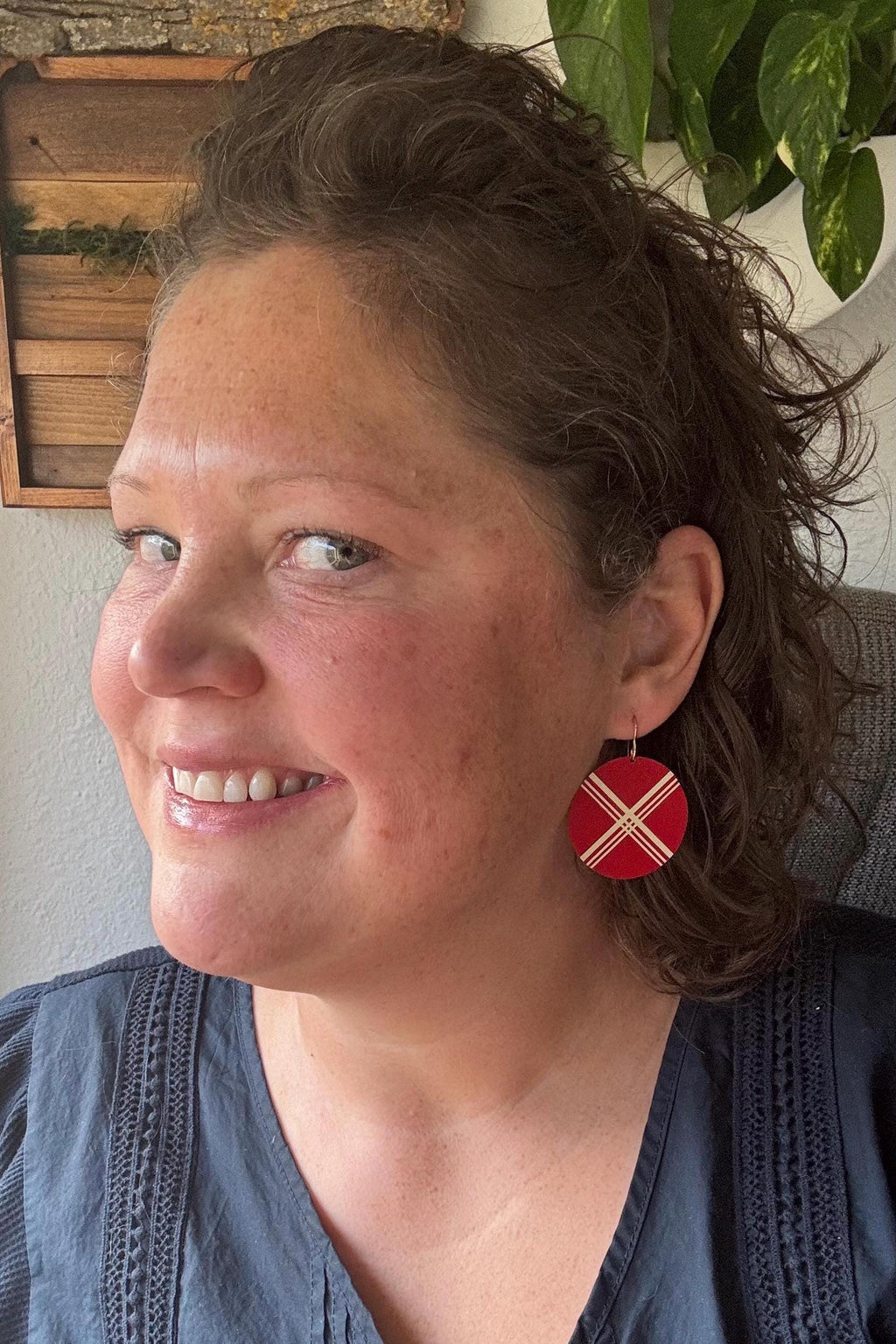 Vintage Tin Earrings