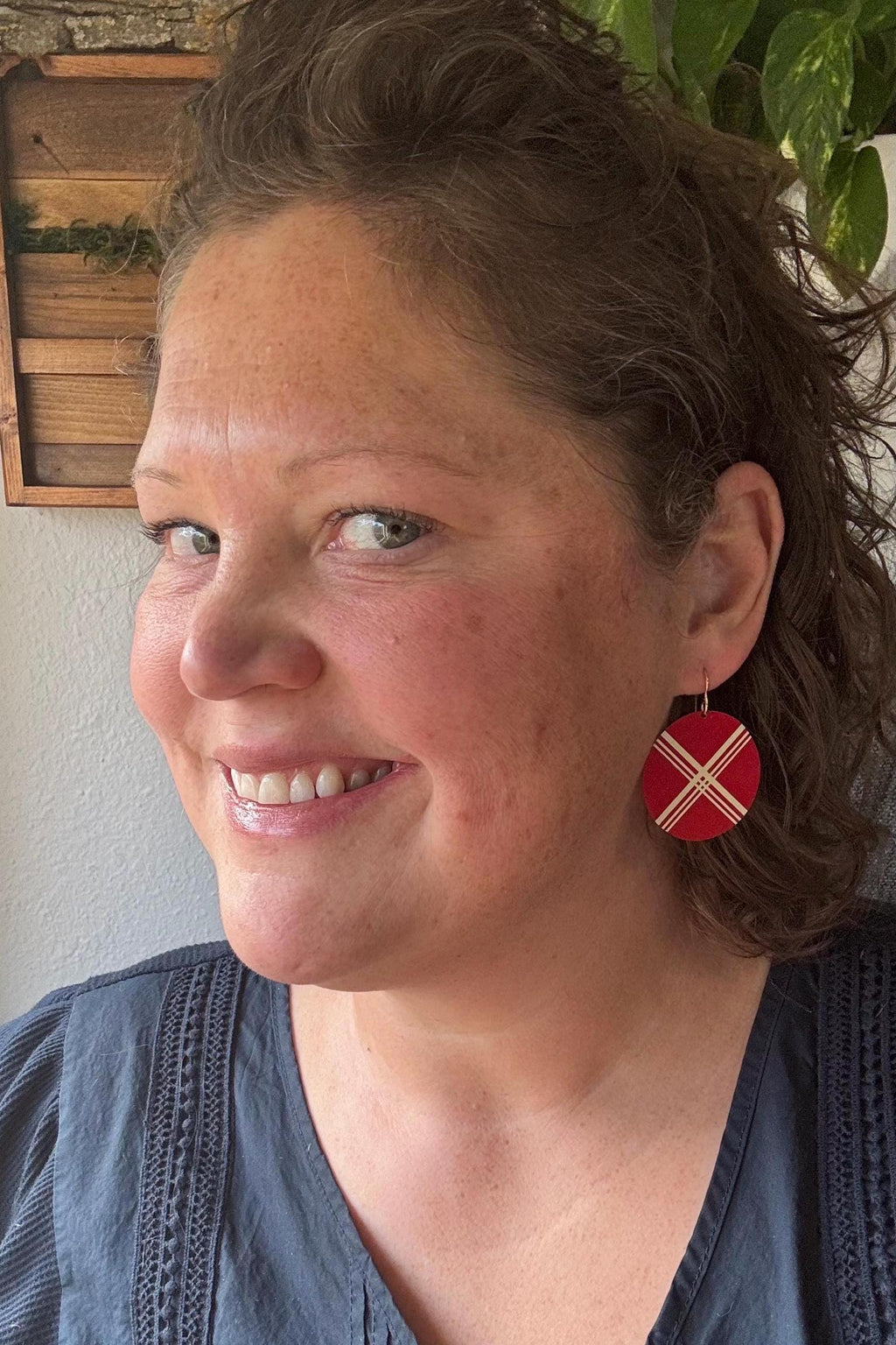 Vintage Tin Earrings