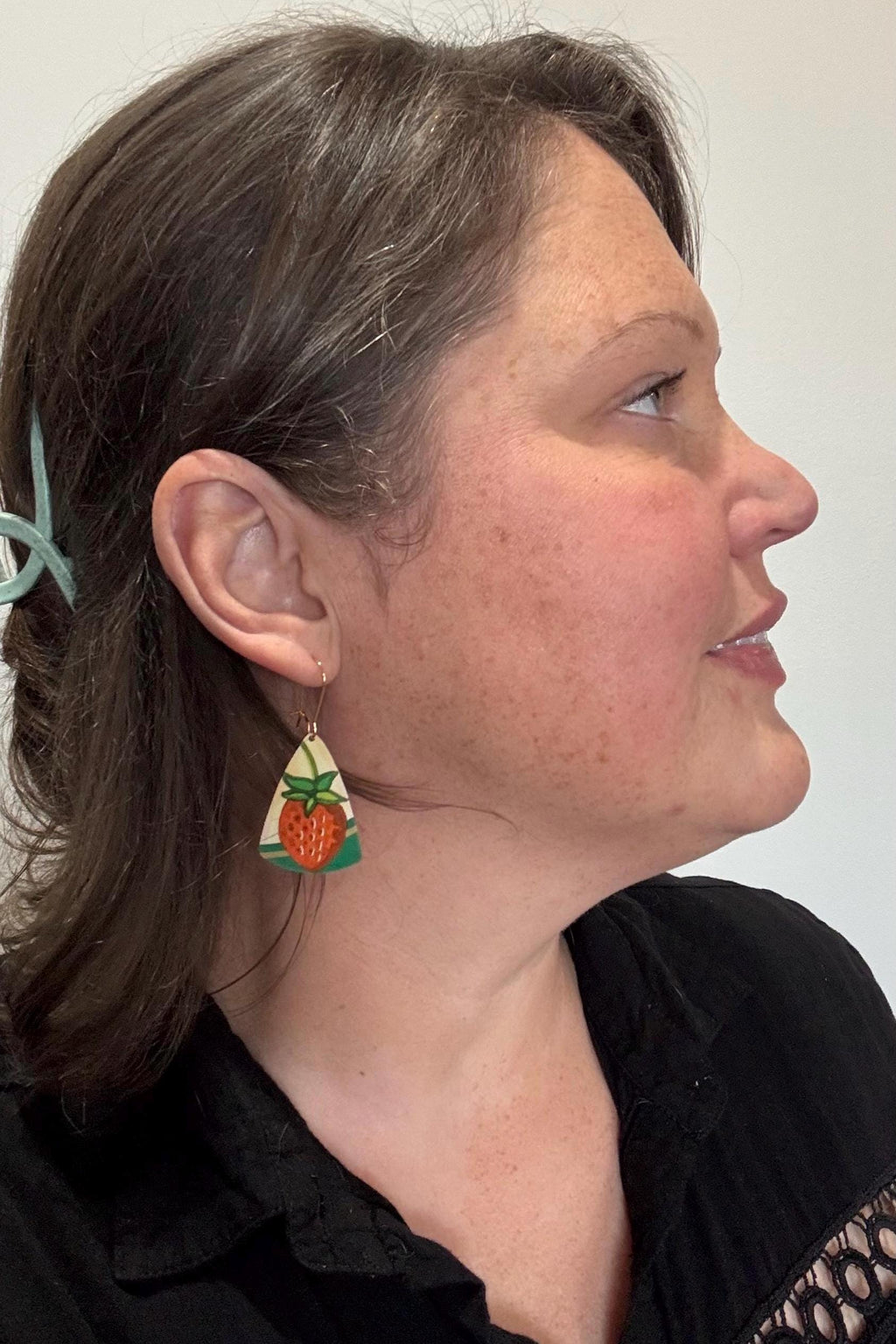 Eco-Friendly Earrings | Strawberry Vintage Tin Jewelry