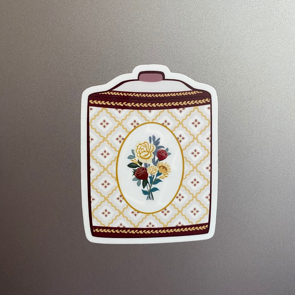 Vintage Tin Vinyl Sticker