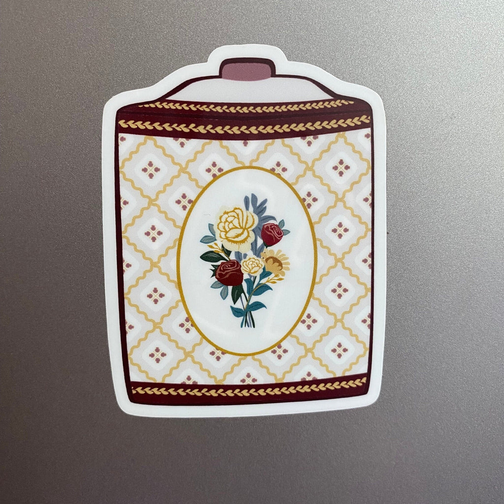 Vintage Tin Vinyl Sticker