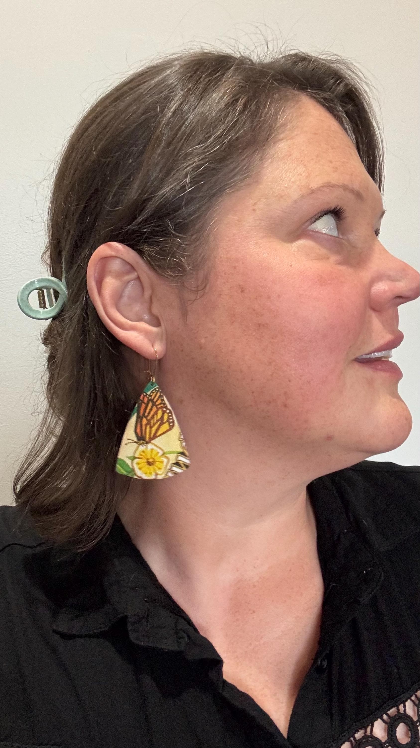 Eco-Friendly Earrings | Strawberry Vintage Tin Jewelry