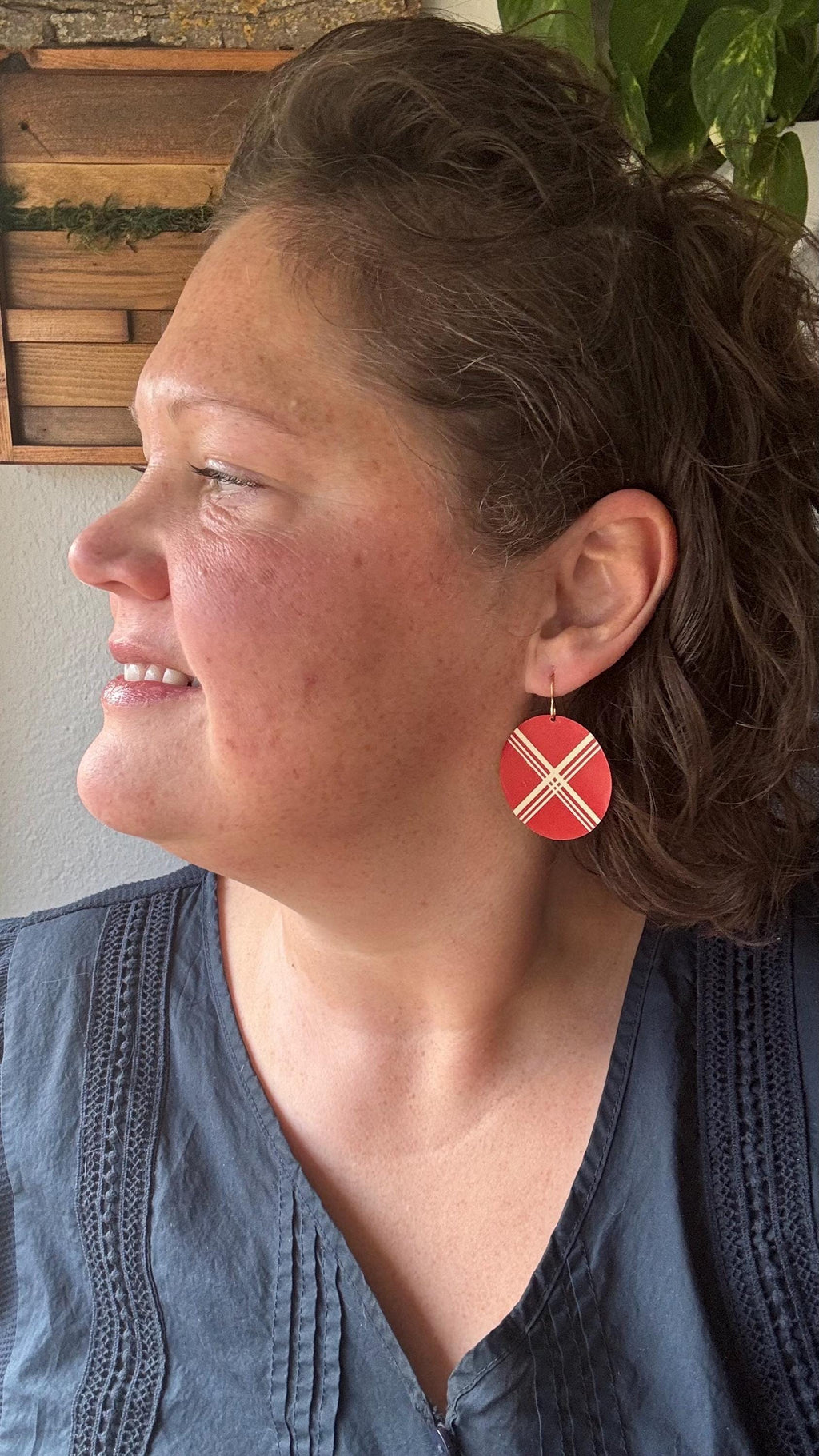 Vintage Tin Earrings