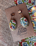 Eco-Friendly Earrings | Upcycled Vintage Tin Jewelry